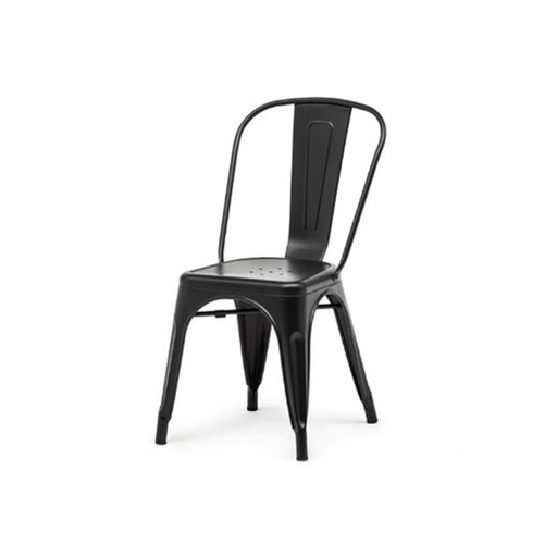 [EXST124] Tolix Style chair - black