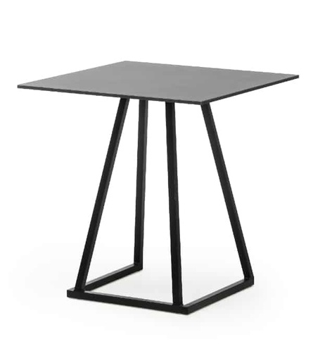 [EXLT104] Leonardo 70x70 low table - black
